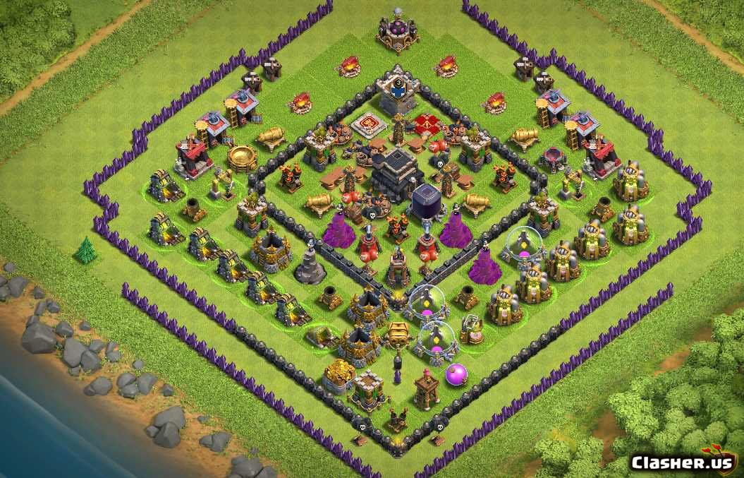 unbeatable undefeated town hall 9 base