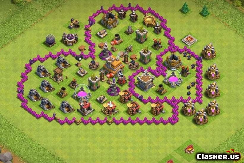 Clash of clans town hall 7